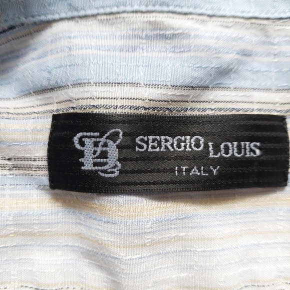 Sergio Louis Men's Short Sleeve Shirt - Picture 2 of 8